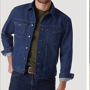 Wrangler unlined denim jacket medium